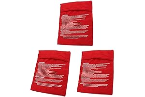 3 Pack Reusable Microwave Potato Bag | Baked Potato Cooker Pouch |...