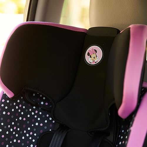 Miniatura 14 de Disney Baby MagicSquad - Asiento de auto con arnés 3 en 1, diseño de Minnie Dot Party