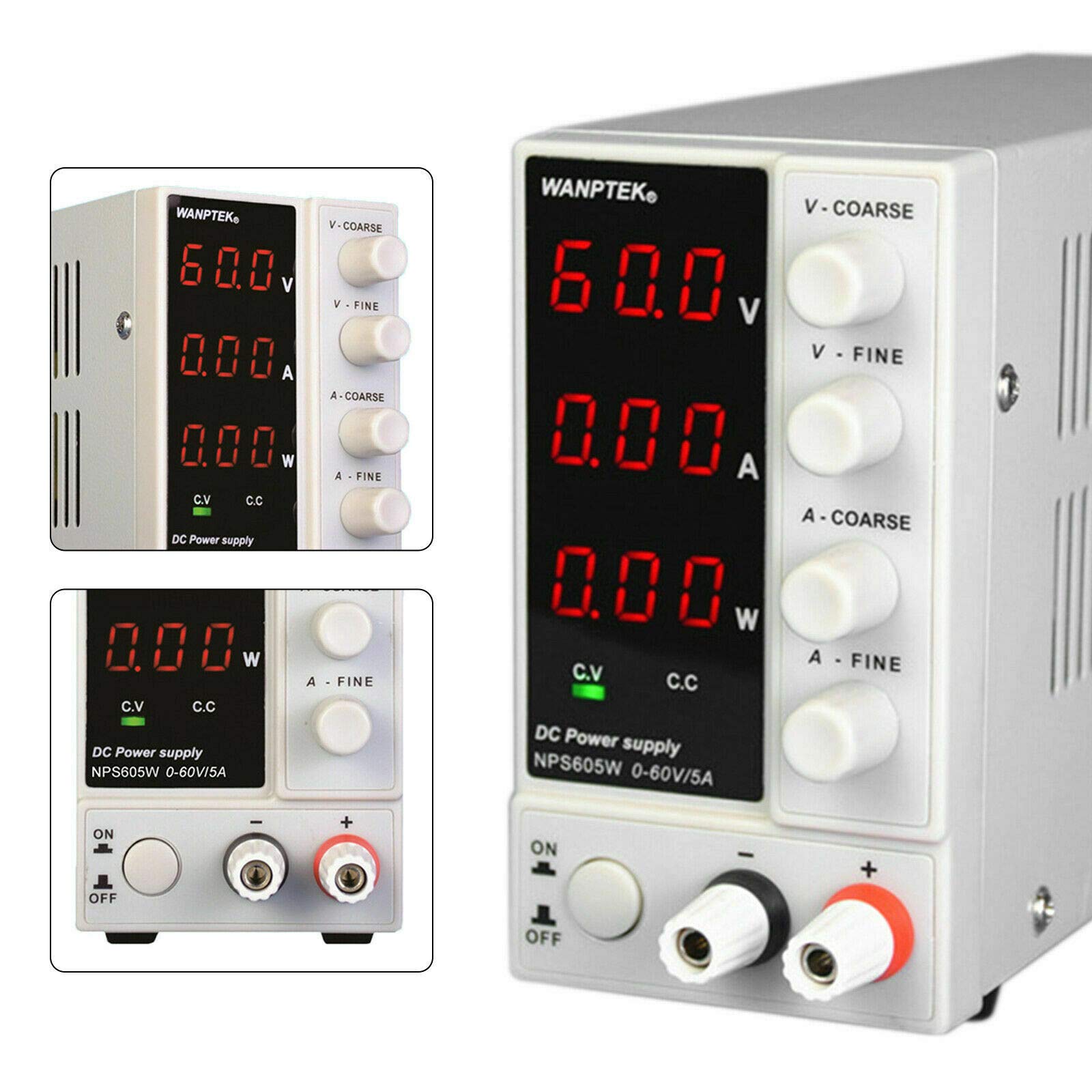 Alimentation De Labo Numérique NPS605W - 0-60V / 0-5A - Régulation Précise - 300W - Pour Électronique Et Tests