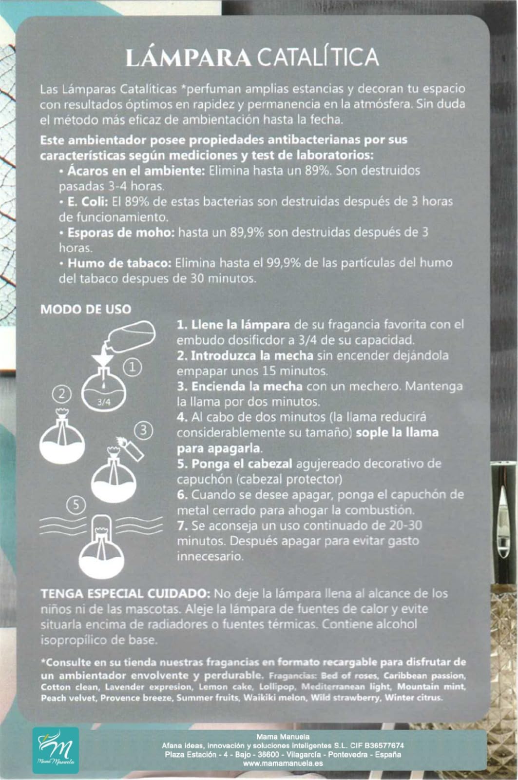 Pack Ahorro 2X Fragancias Lámpara catalítica 200ml: 1 Aroma Mediterranean Light + Limpiador Neutro