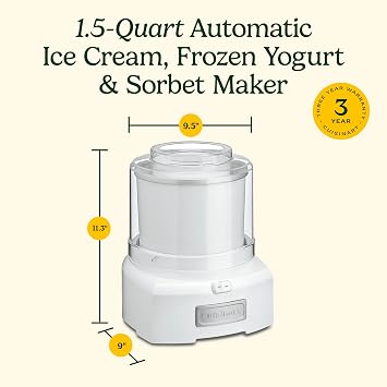 Cuisinart Automatic Frozen Yogurt-Ice Cream & Sorbet Maker (Pink)