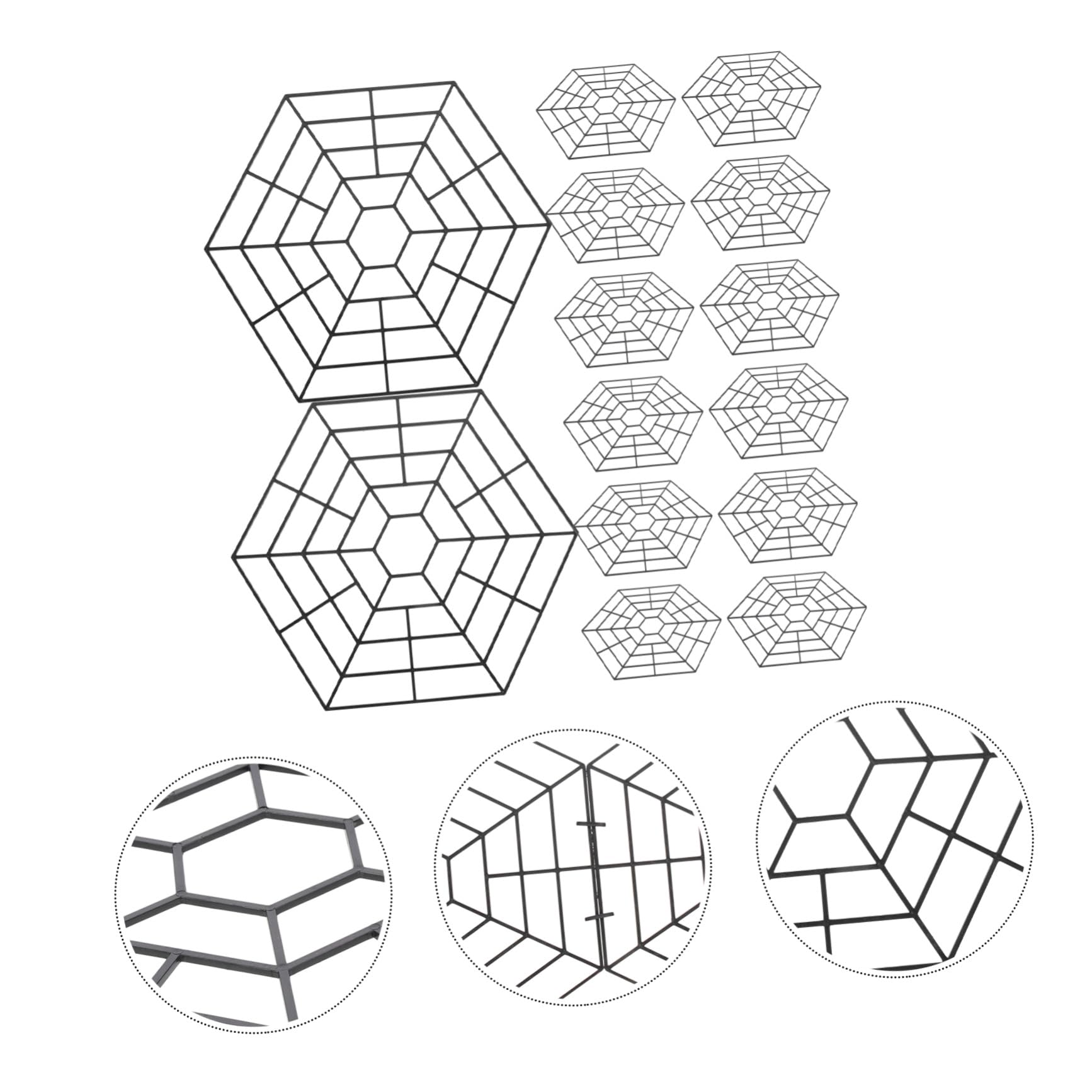 30 Piezas Protector de Estanque Flotante Malla Profesional para Peces Redes Protectoras para Estanques contra Aves y Depredadores