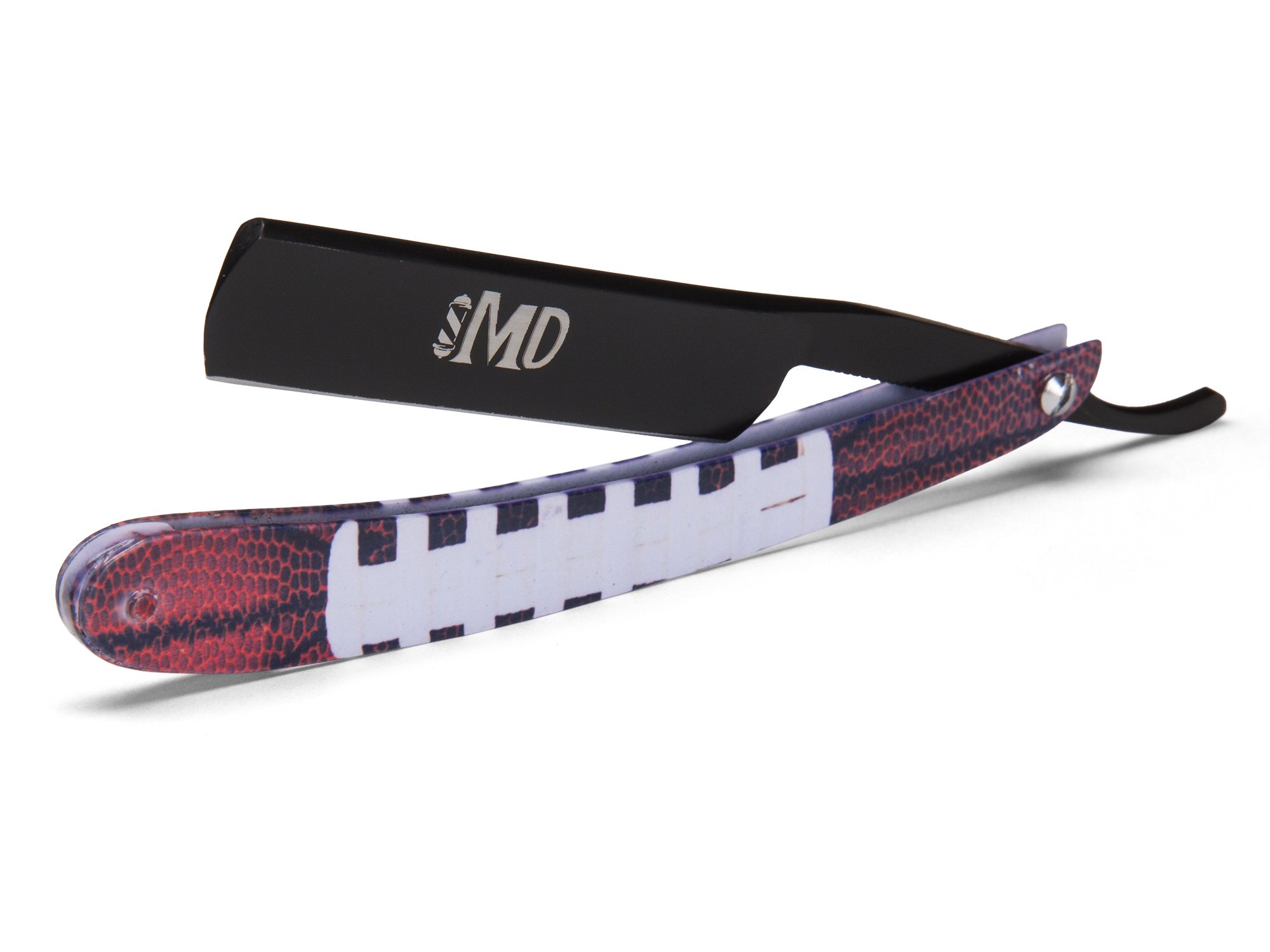 ~SHAVE READY~ MD Football Straight Razor (Black)