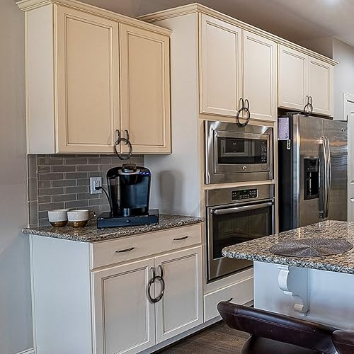 Miniatura 6 de Hestya Cerradura de gabinete de nevera, congelador, refrigerador, 3 piezas, 10000 combinaciones de cerraduras de seguridad para puertas francesas,