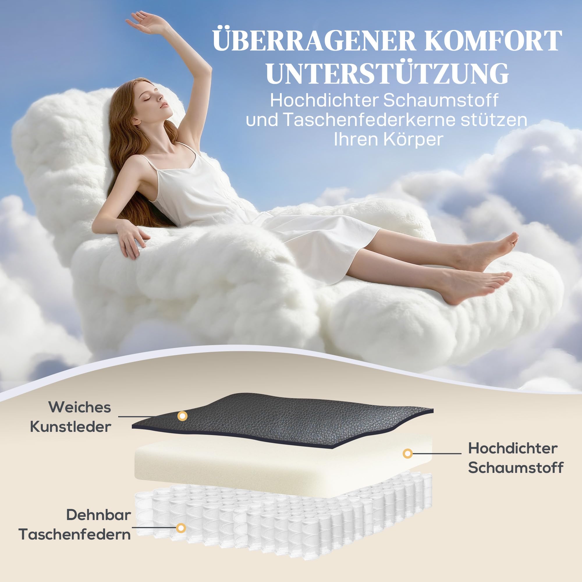 HOMCOM Fernsehsessel mit Aufstehhilfe Elektrisch Relaxsessel Dunkelgrau