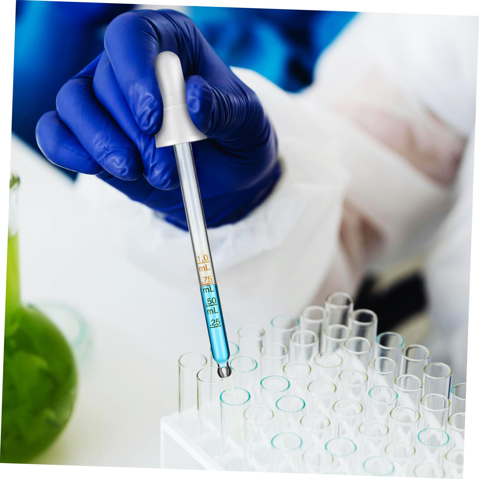 SOLUSTRE 30 Piezas Punta Cuentagotas Aceites Esenciales Pipeta Experimento Pipeta Cuentagotas De Laboratorio Pipeta De Transferencia Cuentagotas De Medición Cuentagotas De Vidrio