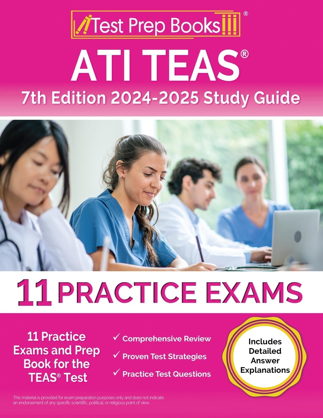 Snapklik.com : ATI TEAS 7th Edition 2024-2025 Study Guide: Practice ...