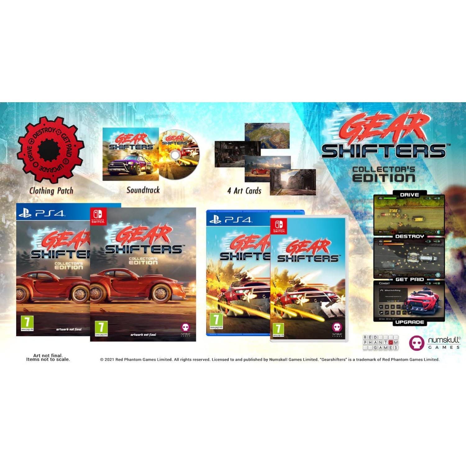 Gearshifters Collectors Edition Nintendo Switch Video Game (NEW & SEALED)