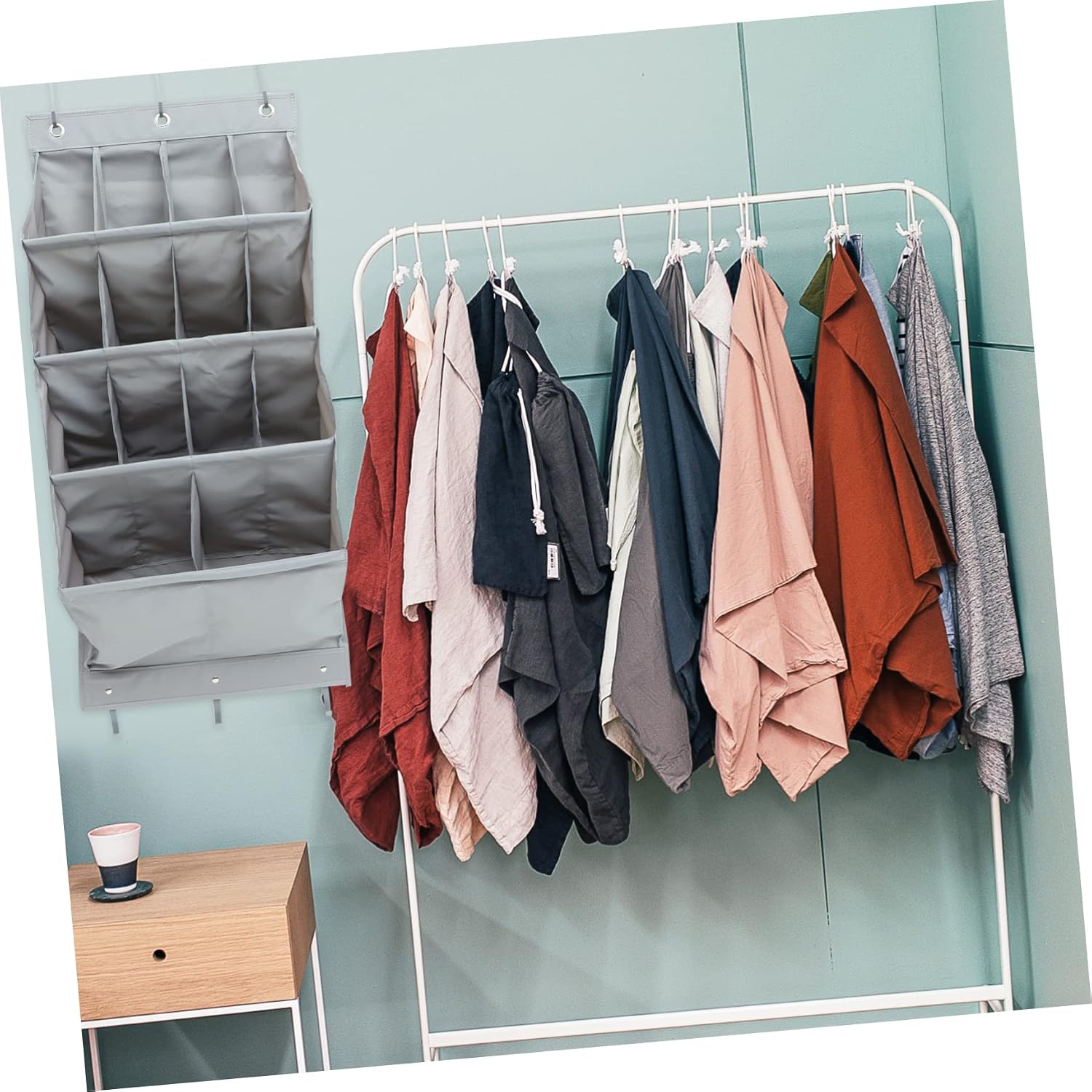 Hanging Bag for Dormitory over The Door Storage Bag Easy Install Hooks