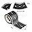 PlayTape Road Tape and Curves for Toy Cars - 1 Roll of 30 ft. x 2 in. Asphalt Road + 1 Roll of 36 Curves