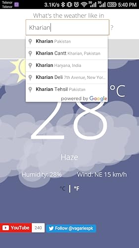 Instant Weather App