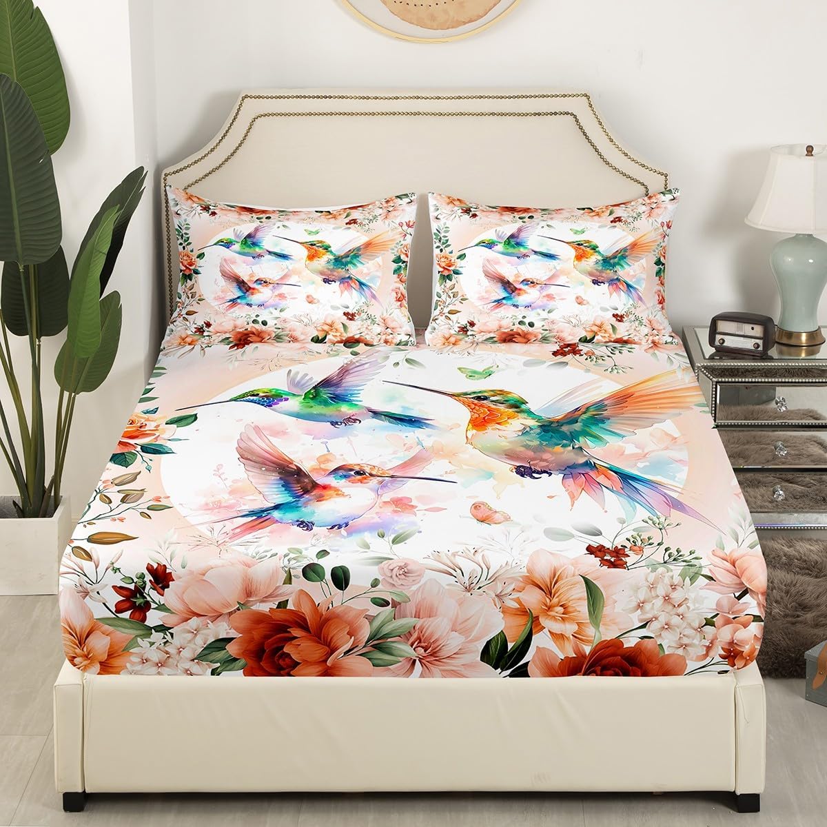 Feelyou Kids Hummingbird Sheet Set Queen Size Boys Girls image 4