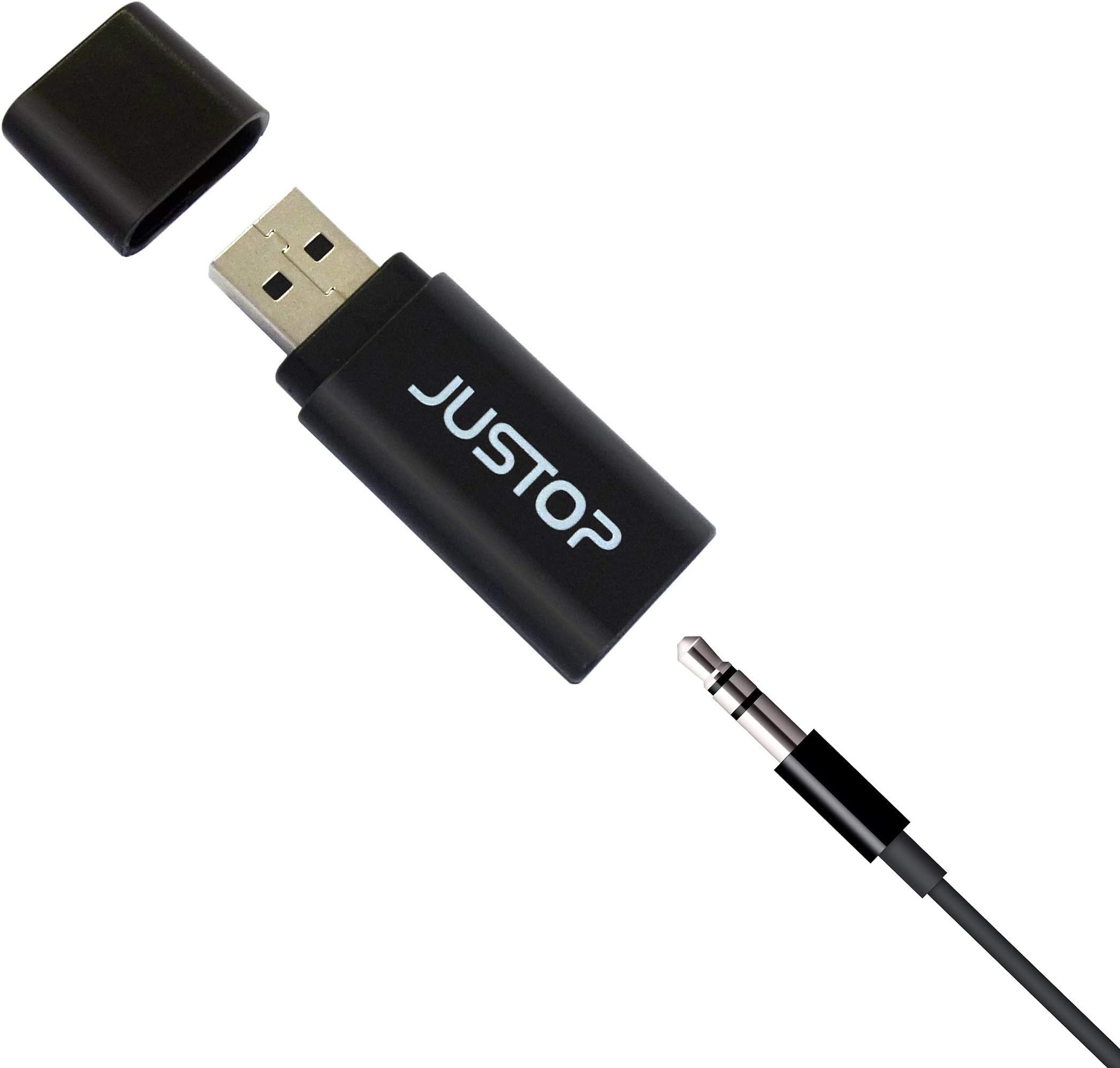 Bluetooth 5.0 Stereo Audio Receiver Dongle, Universal USB Powered Music Adapter For Speakers/Car stereo/Music Sound System (BTR003)