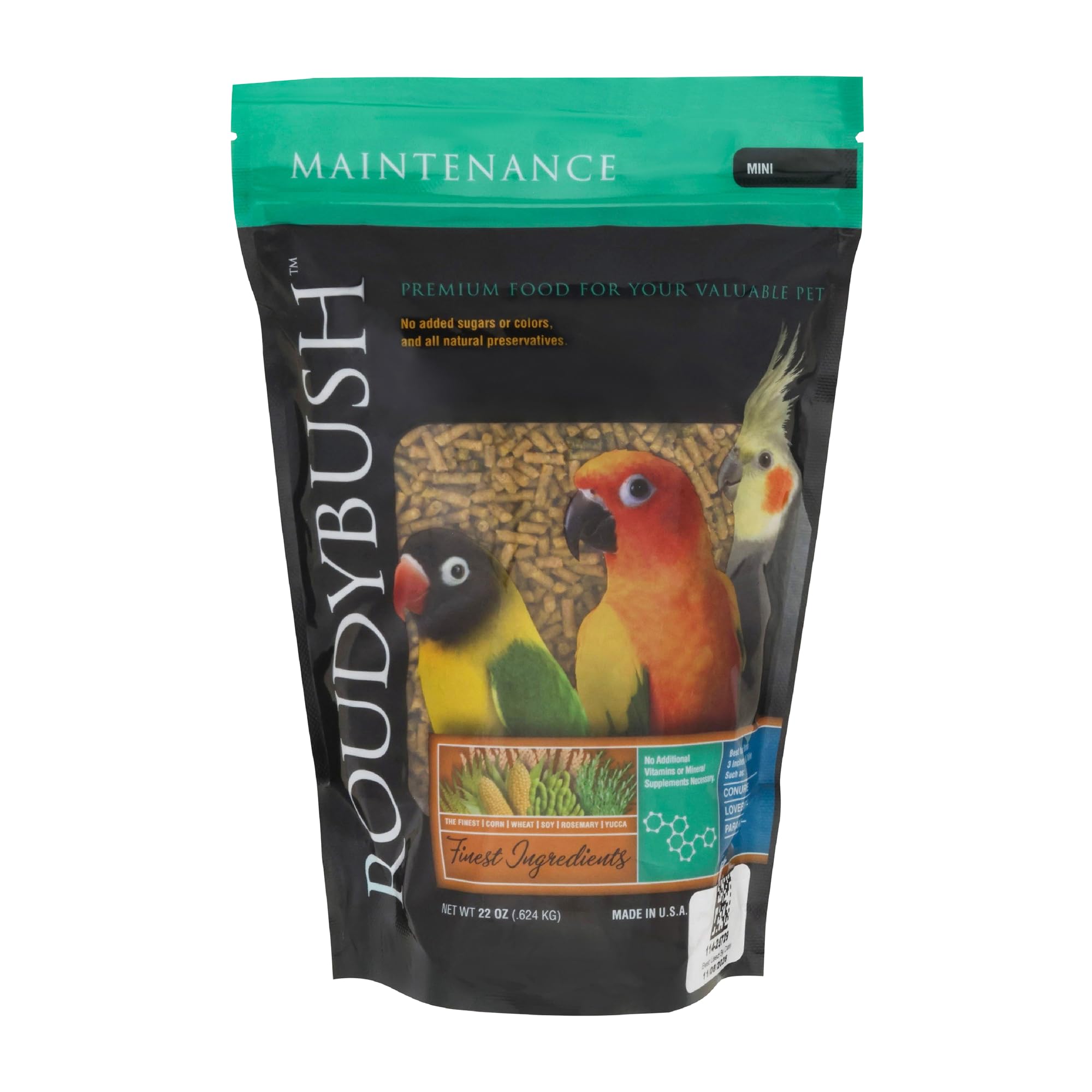 Daily Maintenance Bird Food, Mini, 22-Ounce, Baby, 1 Count