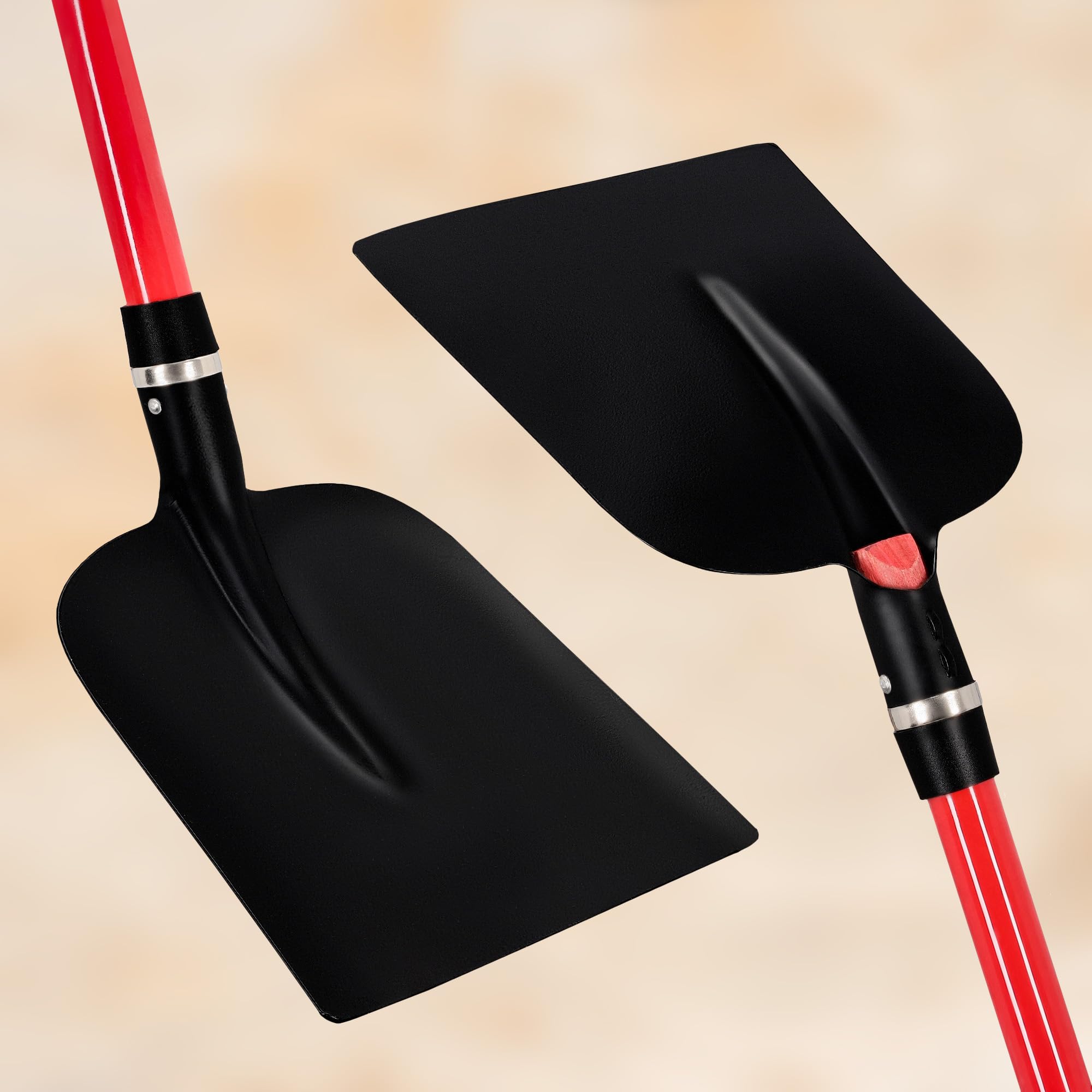KOTARBAU® Profi-Sandschaufel mit Fiberglass Stiel aus Glasfaser zum Transport von Erde