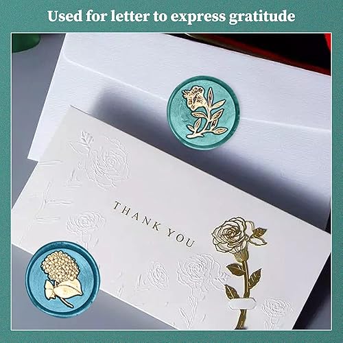 Miniatura 6 de Sello de cera con cabeza de latón extraíble y mango de palisandro, sello retro vintage de madera de gato para invitaciones de sobres de boda (gato