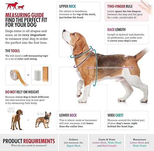 Miniatura 6 de Insulated Fleece Sweater for Dogs Lightweight Warm Dog Vest Zipper Port for Harness Cold Weather Winter Jacket Rain Snow Repellant Coat