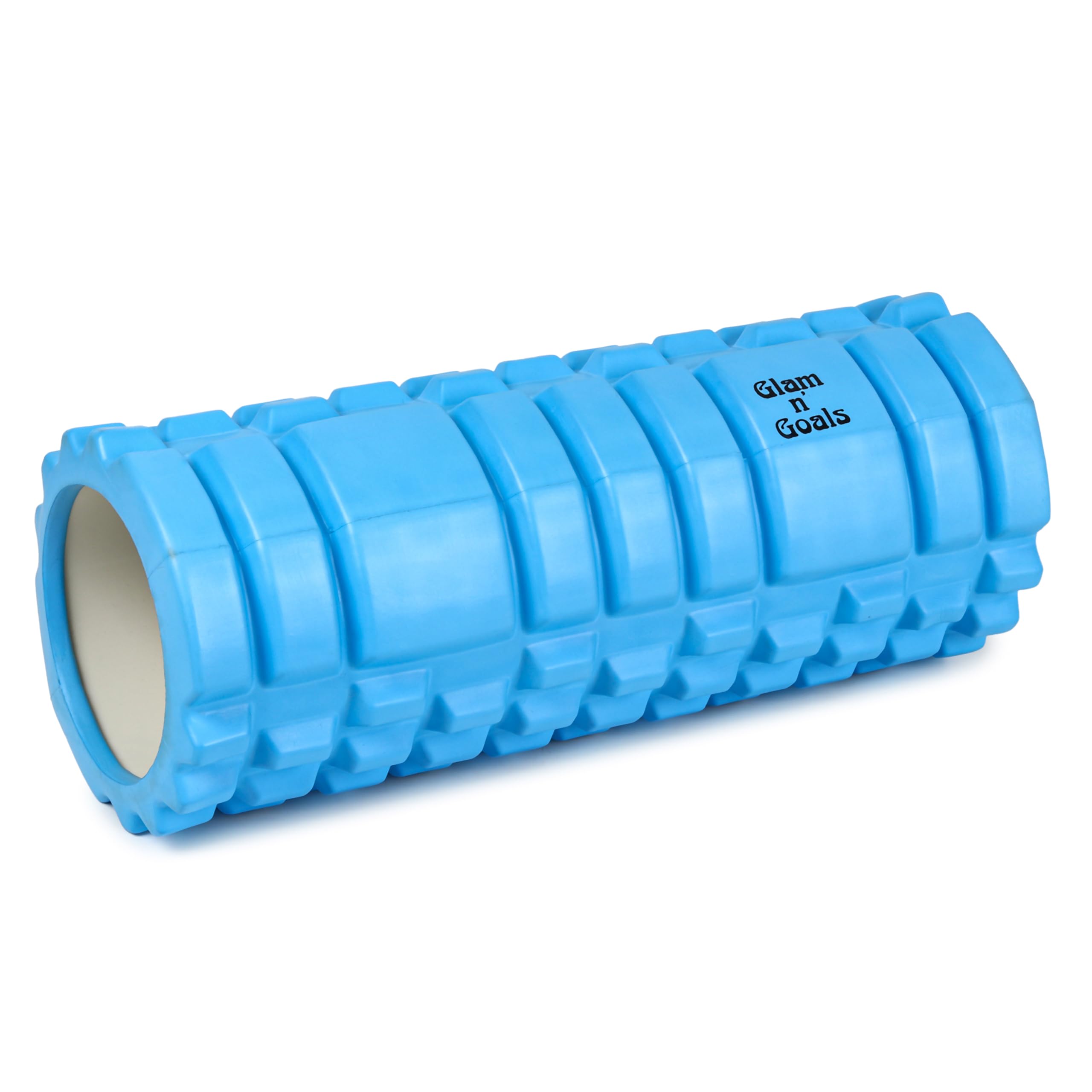 Foam Roller for Deep Tissue Massage & Muscle Recovery–High-Density Exercise Gym Roller for Back, Neck & Knee Pain Relief–Acupressure Fitness Tool for Yoga, Pilates, Physiotherapy (Blue)-image-32