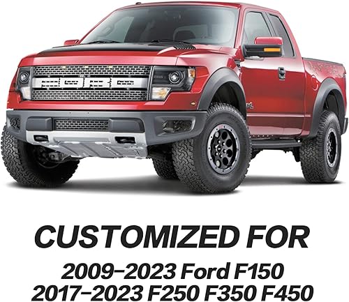 Miniatura 7 de Tomatoman Fundas de asiento para Ford F150 2009-2023 2017-2023 F250 F350 Supercrew Super Duty Limited Powerboost SVT King Ranch Pickup - Cojín