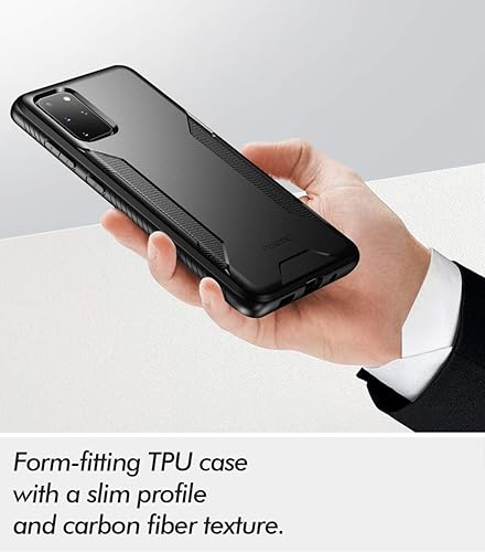 Miniatura 5 de Poetic Karbon Shield Series - Funda diseñada para Samsung Galaxy S20 PlusGalaxy S20+, ajuste delgado, absorción de golpes, funda de TPU suave