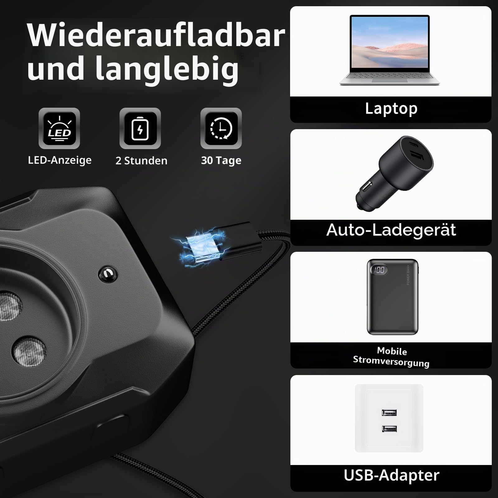Anti Bell Gerät Hunde,55Ft Antibell für Hunde mit Fernbedienung,3 Modi, Drinnen und draußen IPX4 wasserdichtes Antibell Ultraschall Gerät,Geeignet für kleine, mittelgroße und große Hunde.