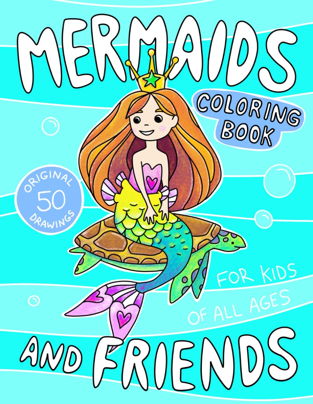 Mermaids & Friends Coloring Book