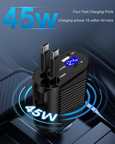 Miniatura 10 de Cargador de coche para Samsung Galaxy A53 A13 A12 A11 A02s A03s A73 A71 A50 A20 A10e S22 Ultra S21 S20 S10 S9 A51 adaptador de encendedor de