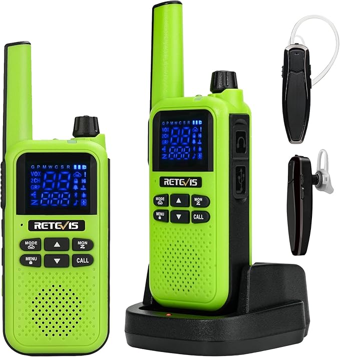 Retevis RA19 Bluetooth Walkie Talkies, 2 Way Radios Walkie