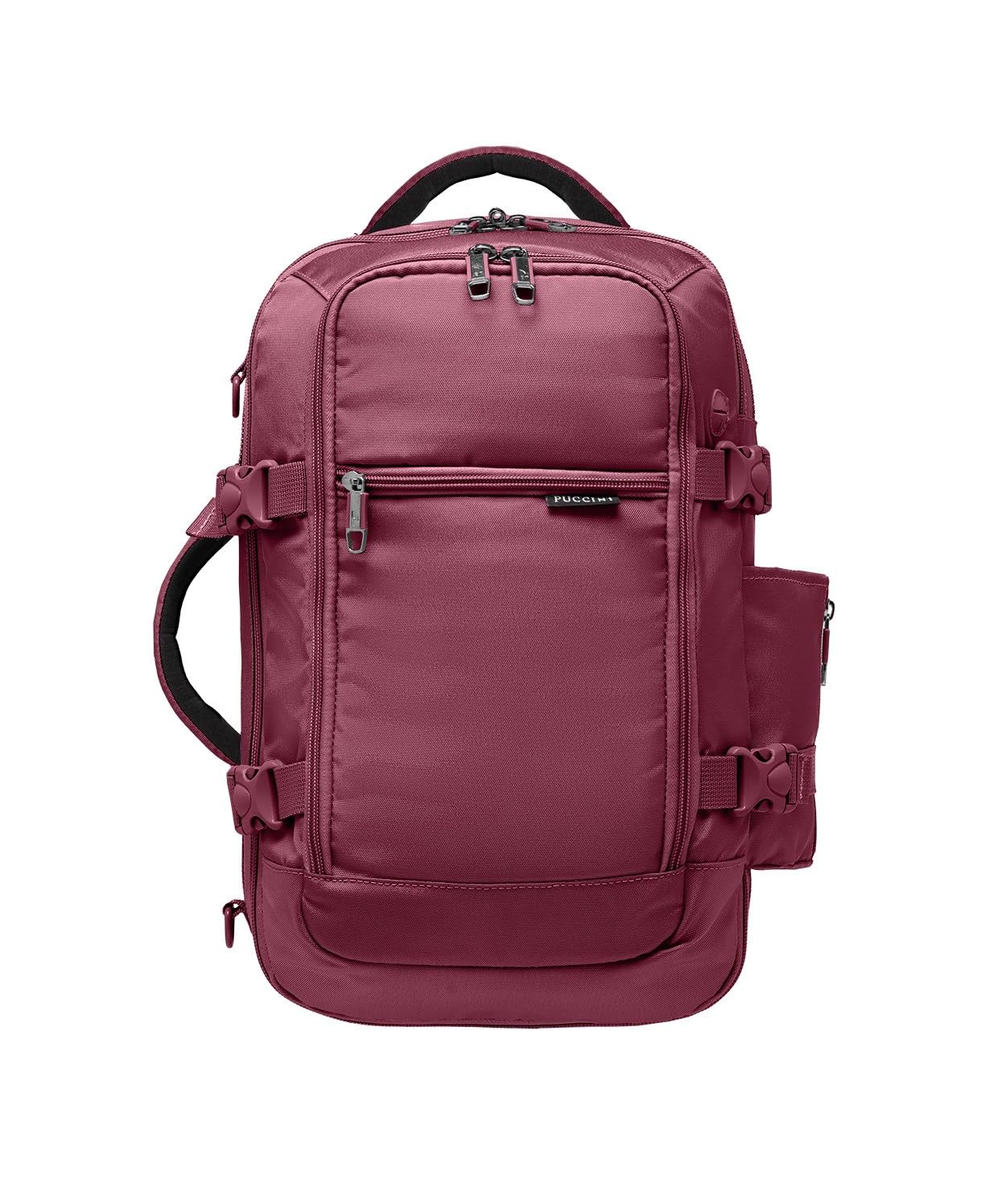 PUCCINI Easy Pack plecak wielofunkcyjny, czerwony (Weinrot), 40x20x25 cm (18 l), 40x20x25 cm (18 L)