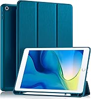 Vista 40 de Akkerds - Funda Compatible con iPad de 10.2 Pulgadas 2021/2020/2019, para iPad de 9ª/8ª/7ª Generación con Soporte para Lápiz, Funda Protectora