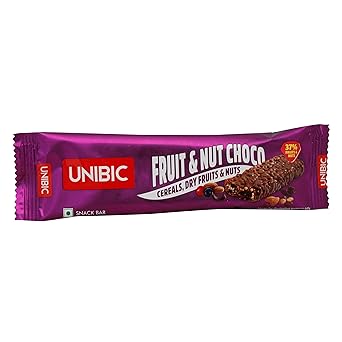 Unibic Snack Bar - Fruit & Nut Choco, 30gram Pack - image, photos