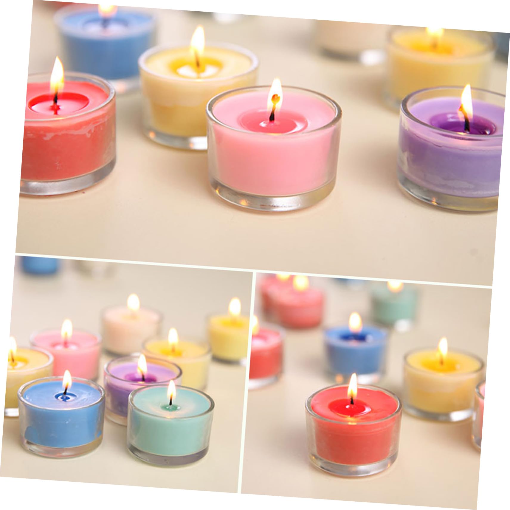 VOSAREA Candele Profumate in Tazza Di Uniche Anti-rovesciamento Anti- Per L'arredamento Della Casa