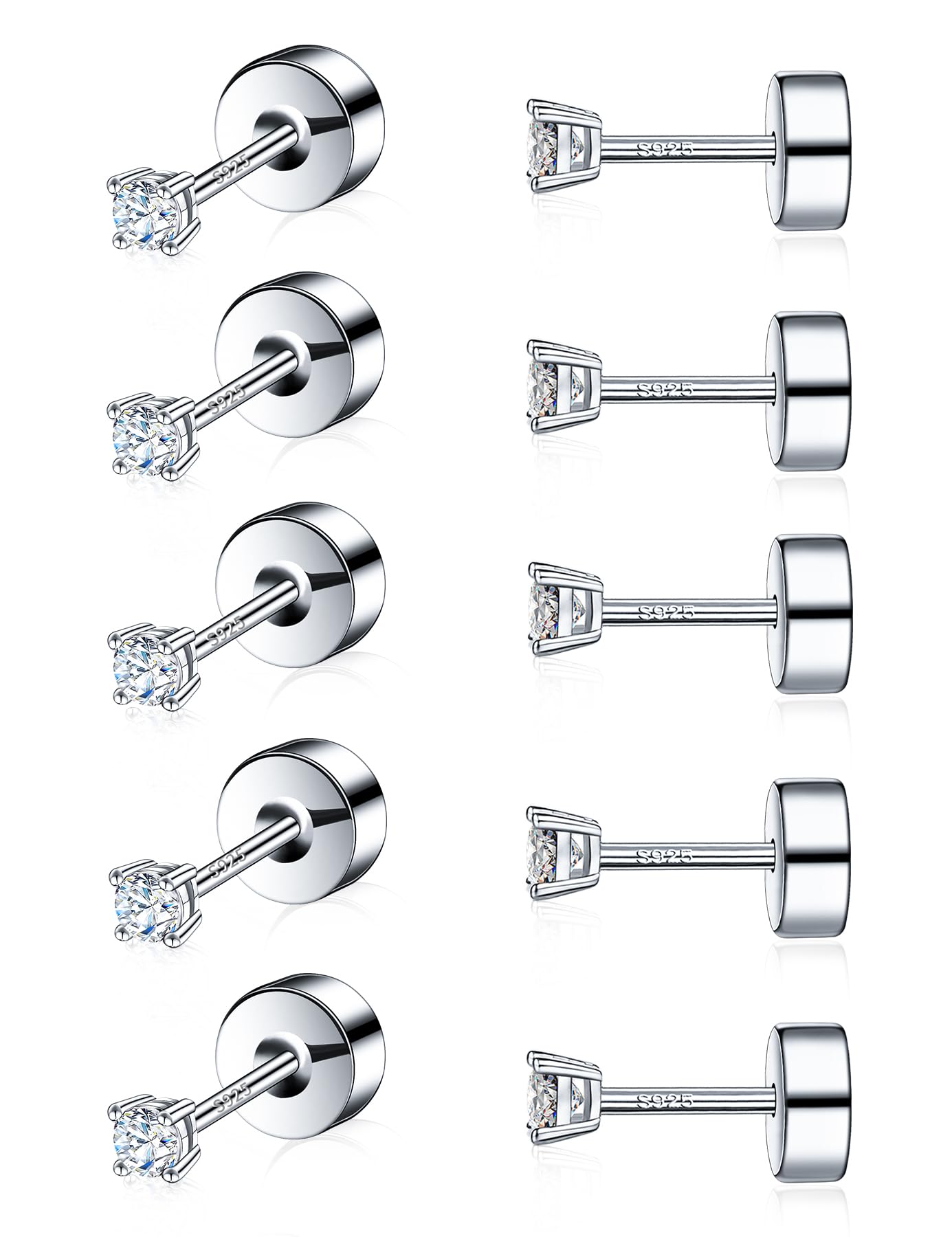 5 Pairs earrings set
