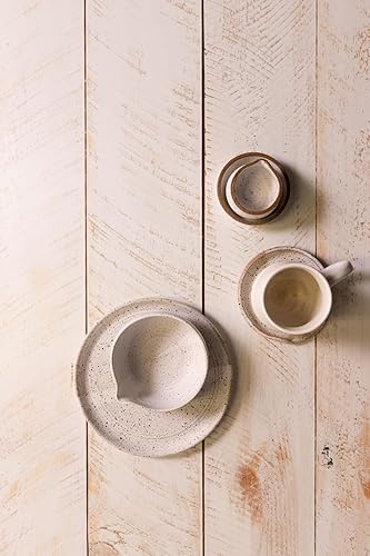 Miniatura 6 de Bessie Bakes Telón de fondo de fotografía replicado de madera blanca y arena superfino, 2 pies de ancho x 3 pies de largo