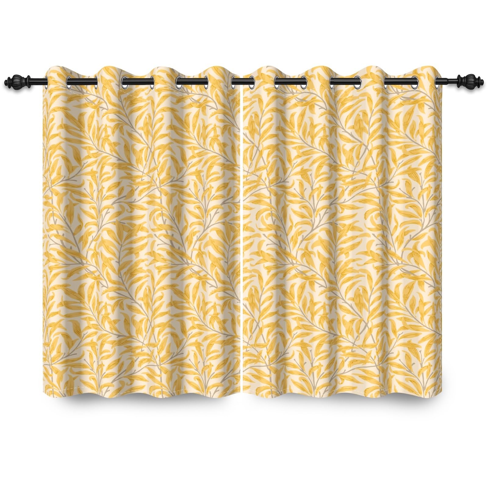 Rideaux œillets isolation thermique salon chambre 132x214