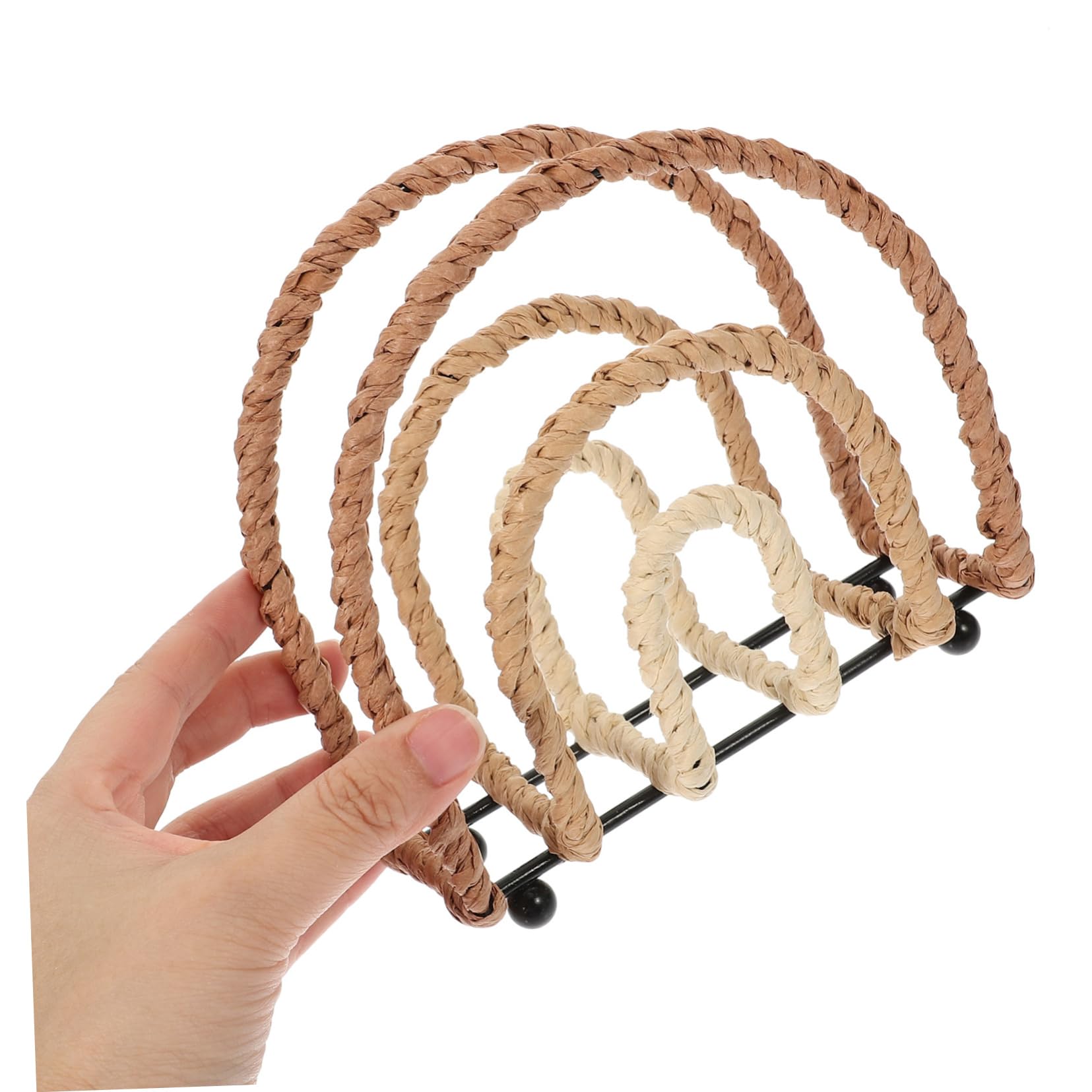 Ciieeo 3 Soportes Para Toallas De Papel Hechos A Mano Decoración De Escritorio Servilletero Vertical Soporte Decorativo Para Servilletas Servilletero Independiente Soporte Para