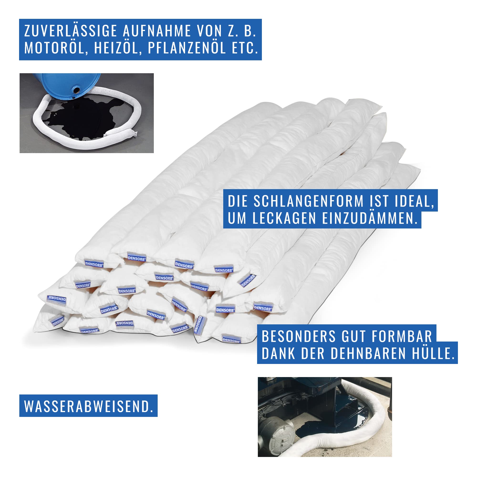 DENSORB Schlangen Öl 3 m 4 Stück