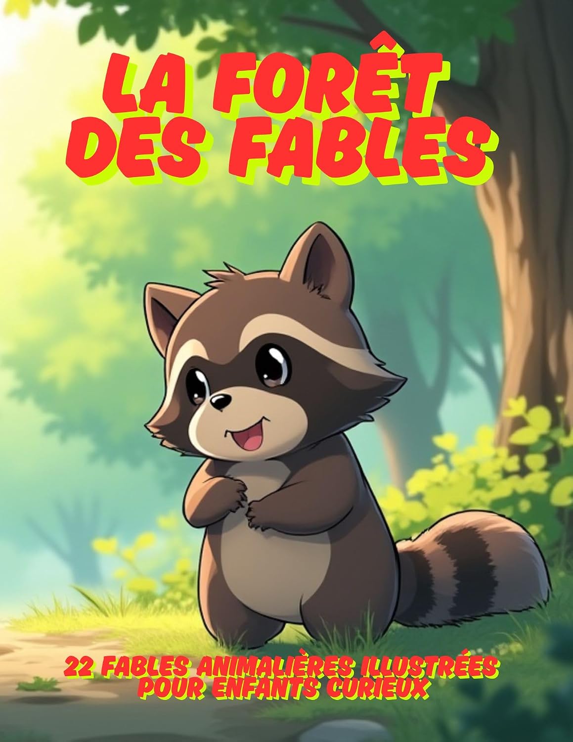 La forêt des fables: 22 fables animalières illustrées pour les enfants curieux (French Edition)