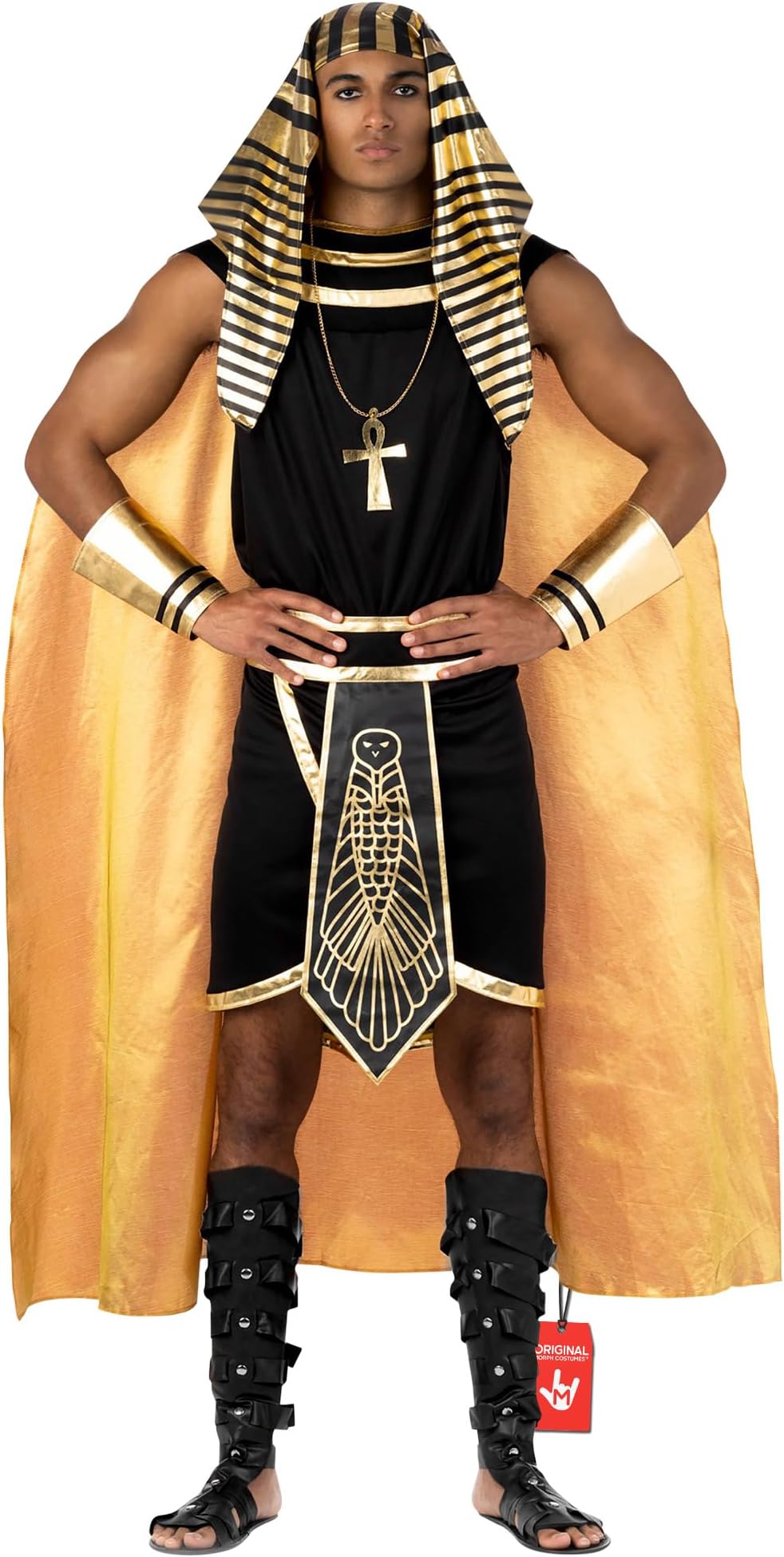 Morph Pharaoh Costume, Egyptain Costume Men, Greek God Fancy Dress, Mens Egyptian Fancy Dress