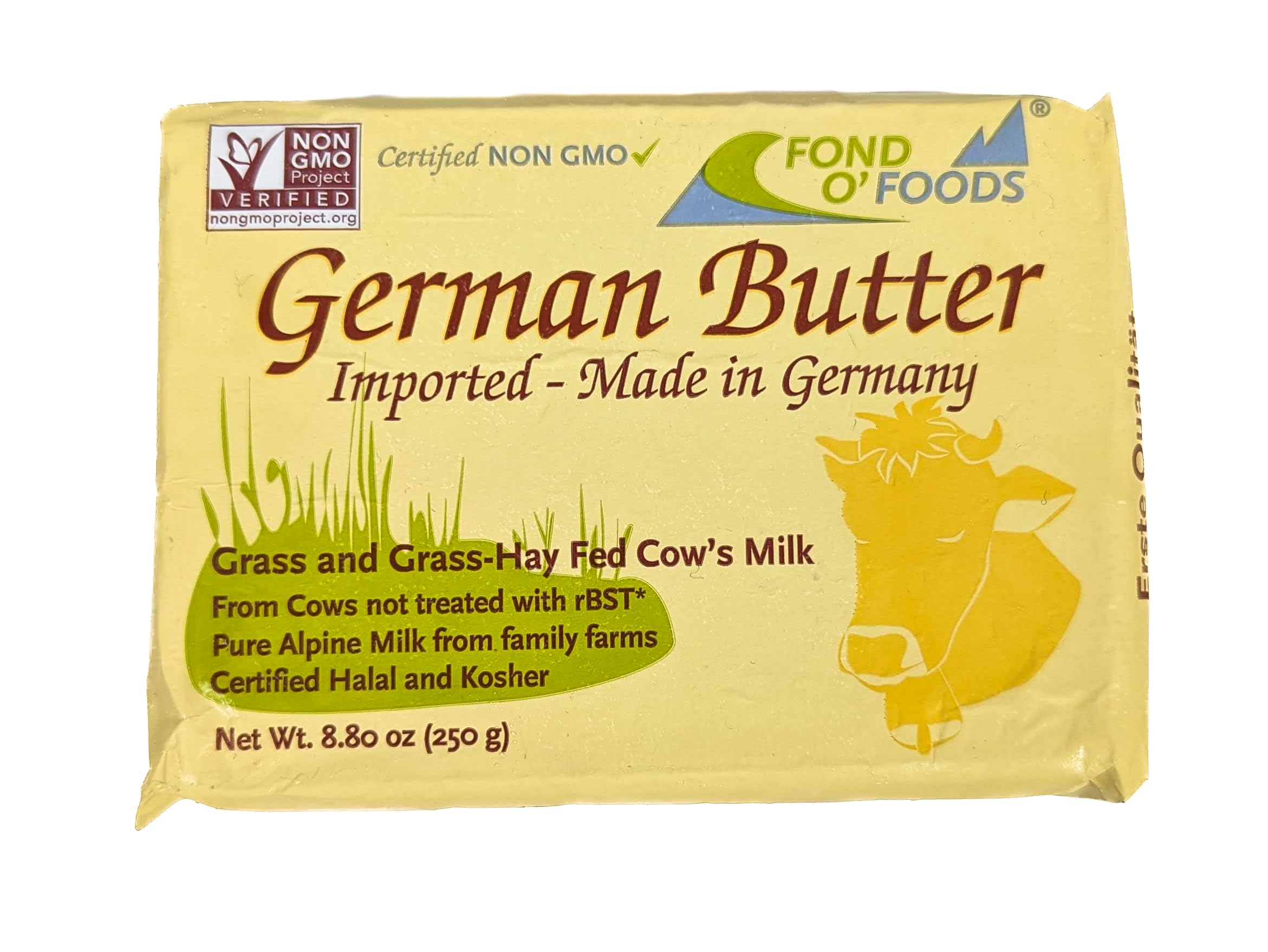 Generic Allgau Gressfed German Butter 8.8 oz (Pack of 10)