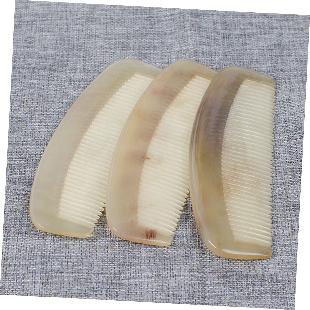 minkissy 3pezzi Pettine Antistatico Portatile Per Massaggio e Lisciatura Pettine Da Viaggio Da Design Curvo Per Donne e Ragazze Previene La Perdita Dei e Districa Senza Danni