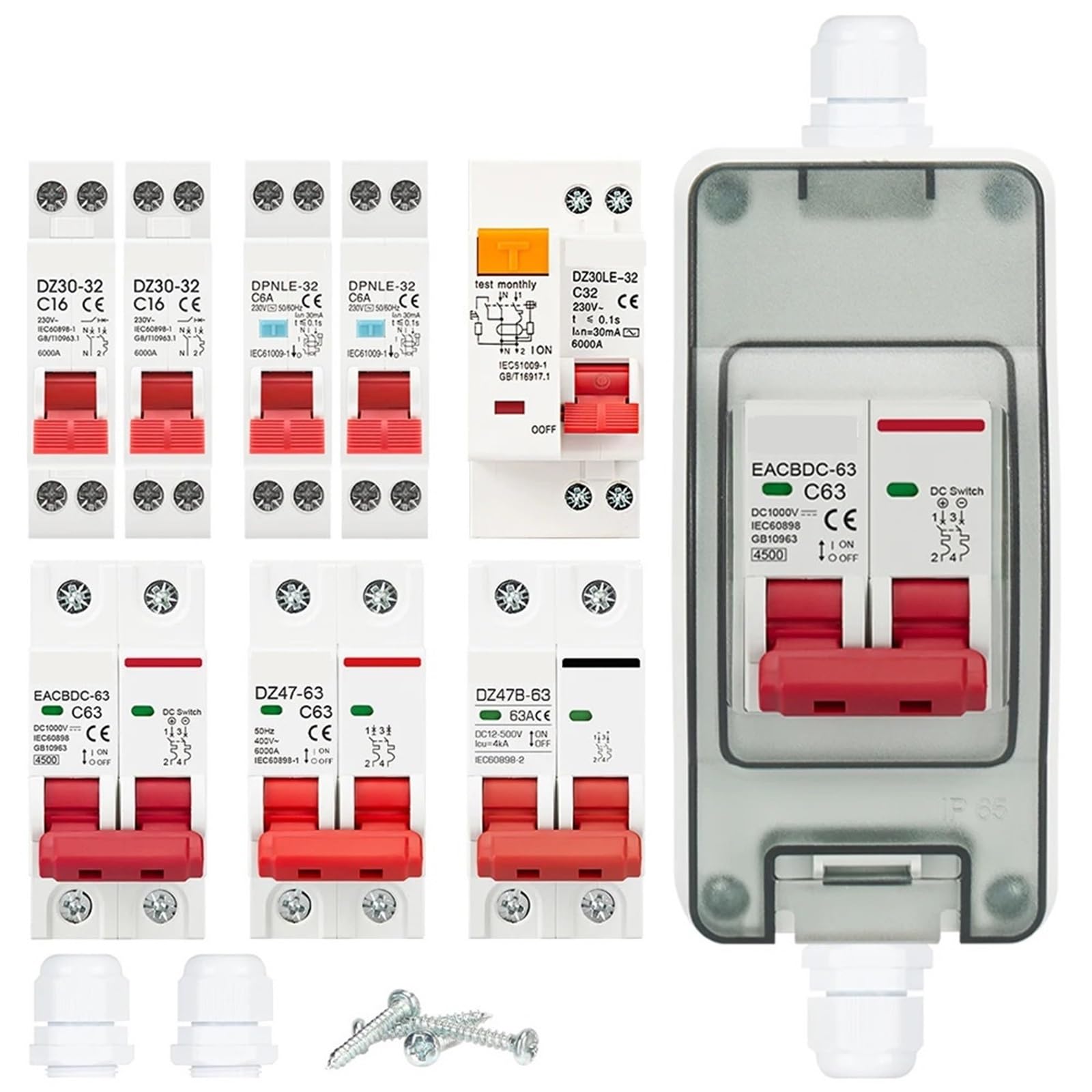 Boîte de jonction extérieure HT-2 évite coupure disjoncteur MCB 6A DPN - 8