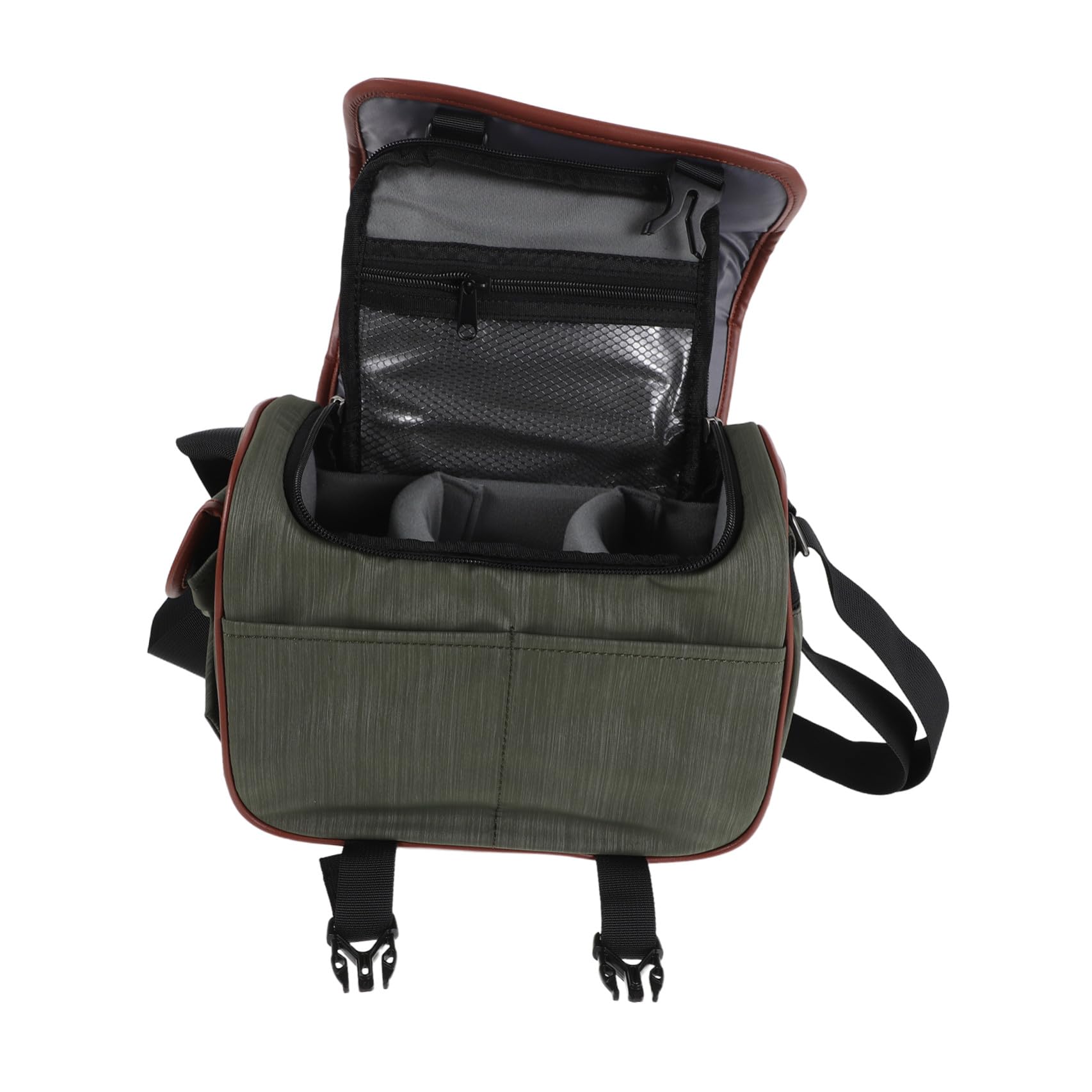Borsa per Fotocamera, Custodia Macchina Fotografica, Borsa Tracolla a Mano in Nylon, con Scomparti Interni, per Viaggio e Fotografia, per Attrezzatura Fotografica