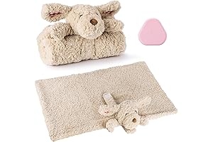 Calming Otter Heartbeat Stuffed Animal with Heartbeat Blanket Dog Anxiety Relief Behavioral Aid