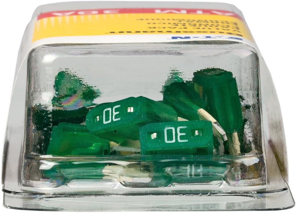 Bussmann (VP/ATM-30-RP) Green 30 Amp Fast Acting ATM Mini Fuse, (Pack of 25)