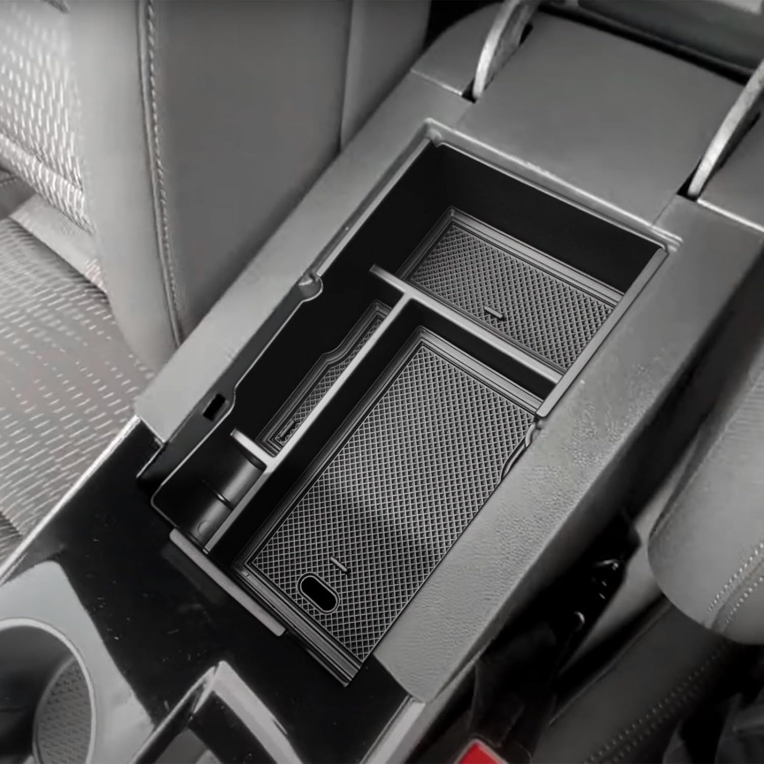 EDBETOS 2025 Equinox Center Console Organizer Compatible with Chevy Equinox 2025 LT/RS/ACTIV Armrest Storage Box Interior Pallet Insert Tray Secondary Accessories, Middle Console Tray, Not for EV - Image 7