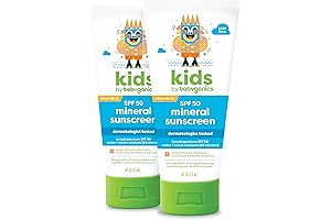 Babyganics SPF 50 Kids Sunscreen Lotion | UVA UVB Protection | 6...