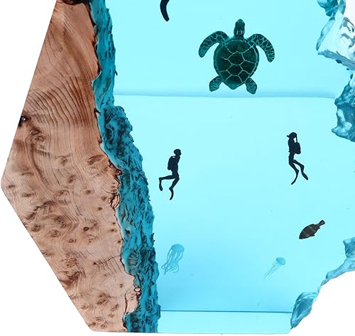 Miniatura 6 de Lámpara de buceo, lámpara de 8 pulgadas con LED desmontable, noche de madera para el hogar, 5 V USB ed Diver para dormitorio li habitación