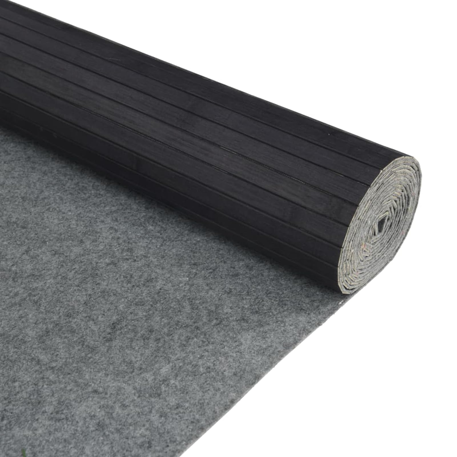 ATOMSTACK MAKER Biombo de bambú gris 800 x 165 cm – biombo enrollable y transpirable para salón, dormitorio y oficina, con protección UV, privacidad natural