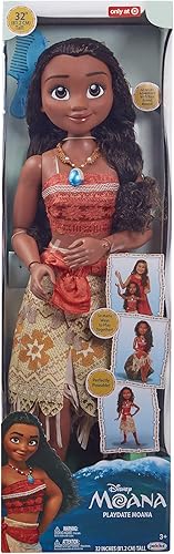 Miniatura 6 de Jakks Disney Moana Doll de 32 pulgadas de alto perfectamente posable incluye peine para el cabello Modelo 48960-1